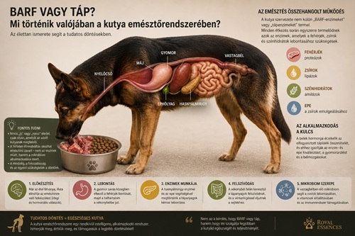 A kutya emésztőrendszere nem olvassa a divatirányzatokat !